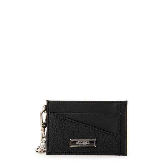 Tarjetero con ventana daily pequeña negro