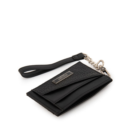 Tarjetero con ventana daily pequeña negro