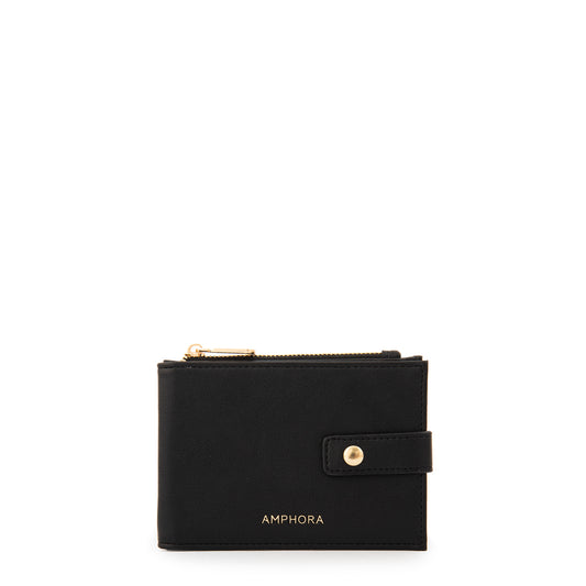 Billetera carmina pequeña negro