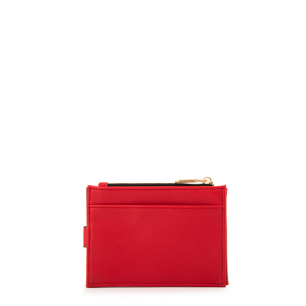 Billetera carmina pequeña rojo