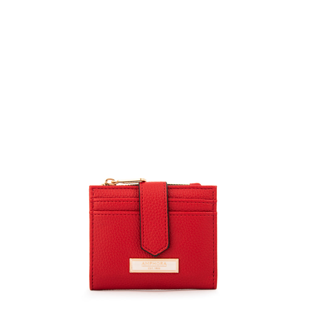 Billetera liliana pequeña rojo