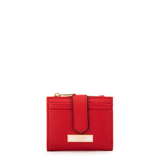 Billetera liliana pequeña rojo