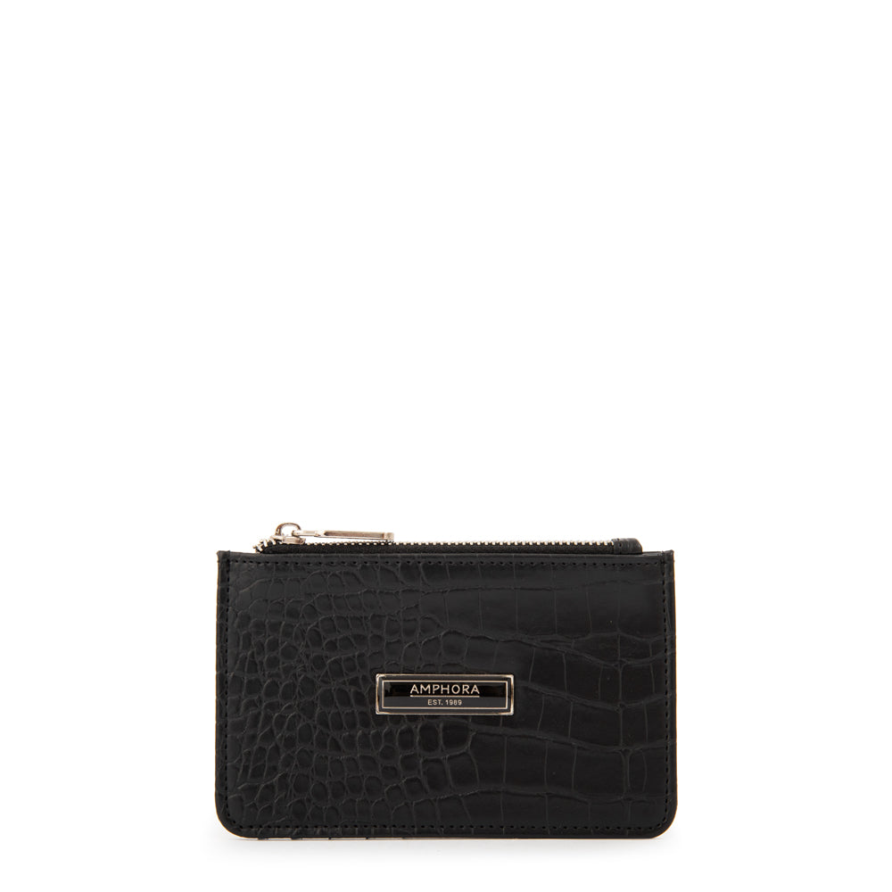 Tarjetero juana pequeña negro