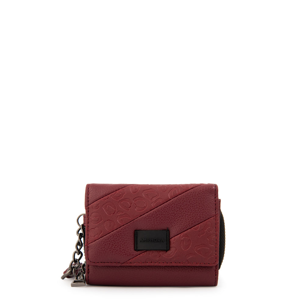 Billetera aneu pequeña rojo