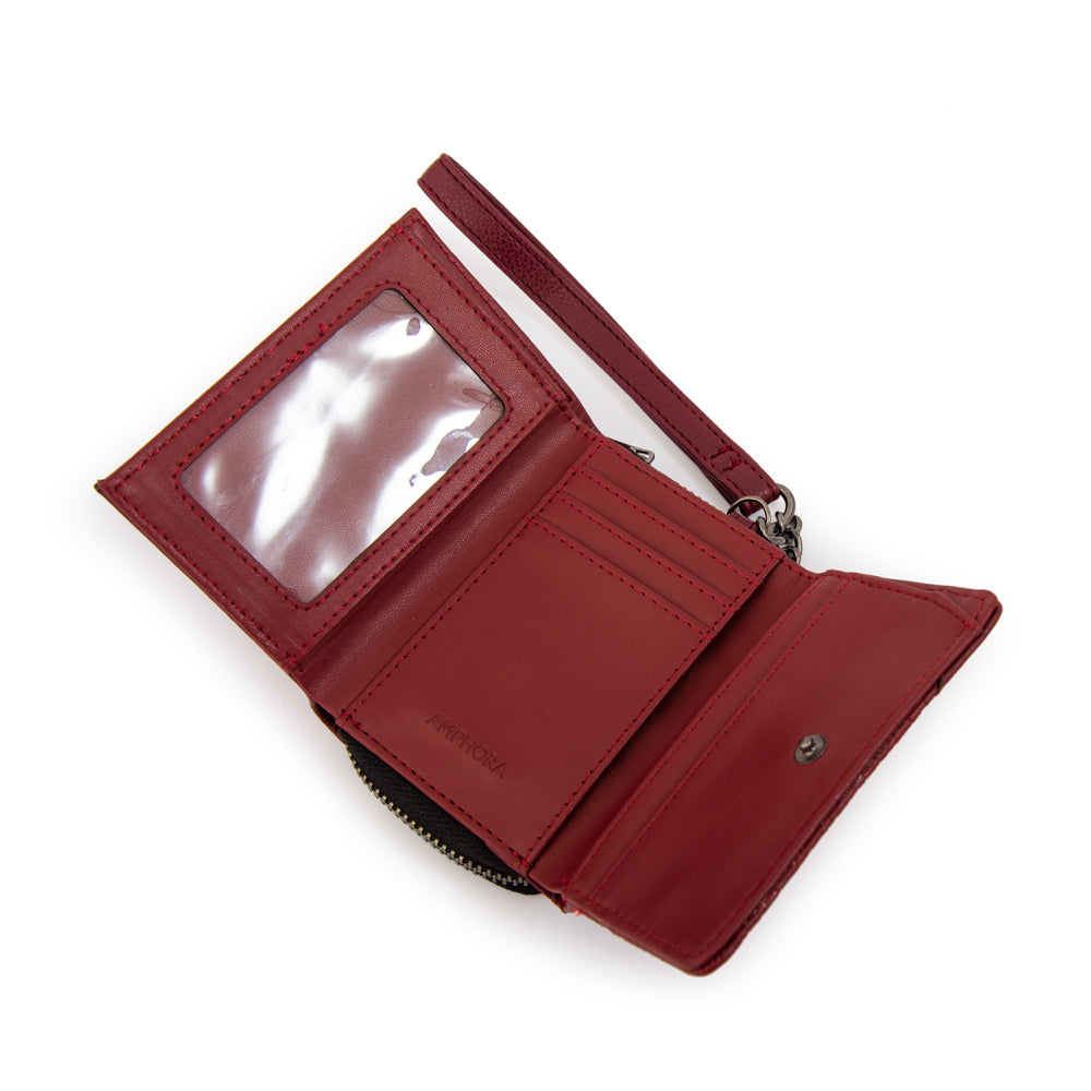Billetera aneu pequeña rojo