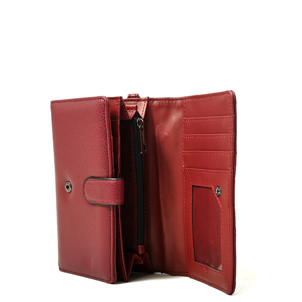 Billetera aneu mediana rojo