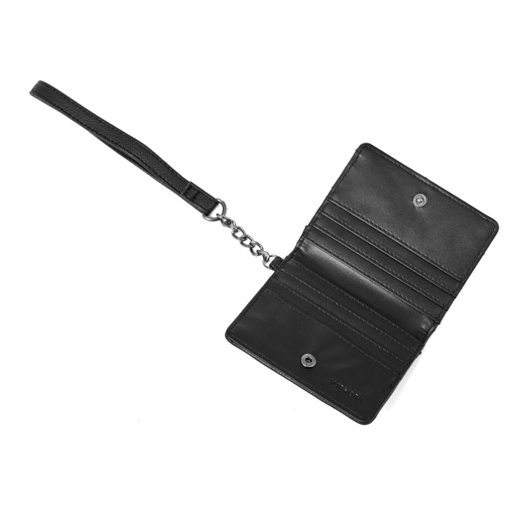 Tarjetero con ventana exterior aneu negro