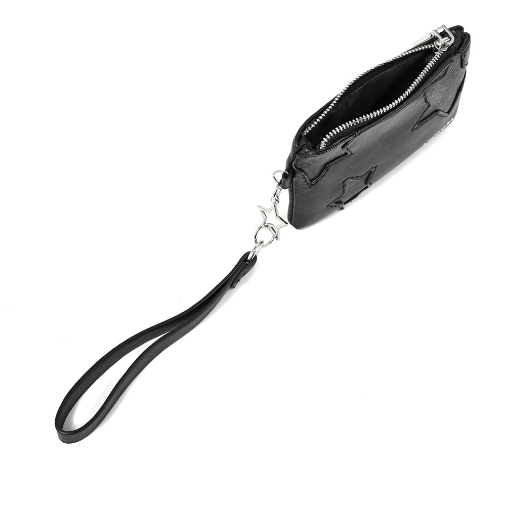 Monedero rectangular zenda negro