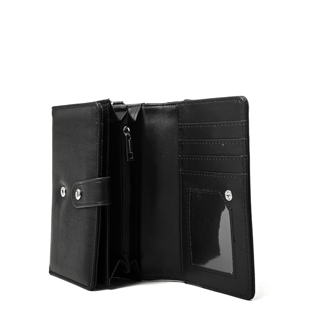 Billetera zenda mediana negro