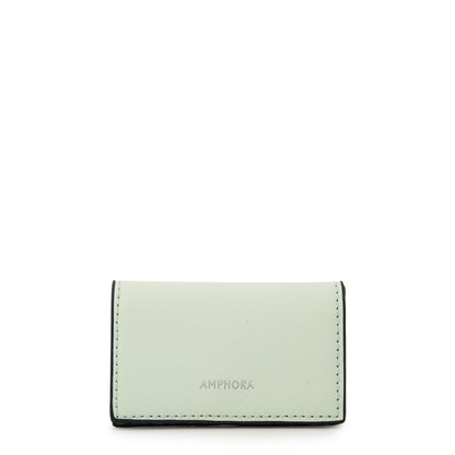 Tarjetero voyard pequeña verde agua