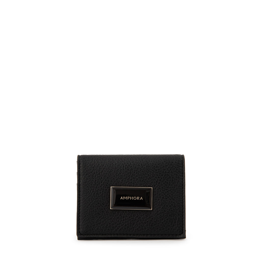 Tarjetero mouche pequeña negro