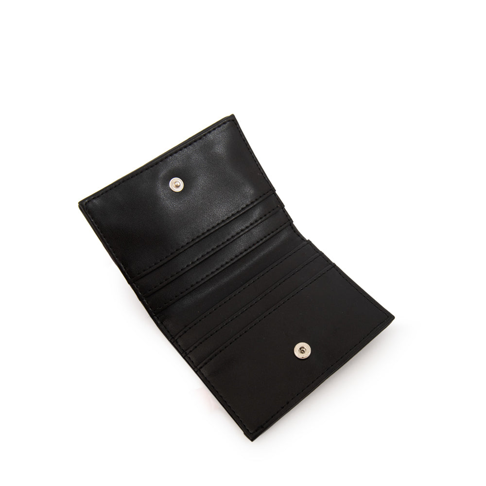 Tarjetero mouche pequeña negro