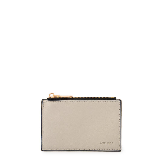 Monedero pinapi pequeña plateado oscuro