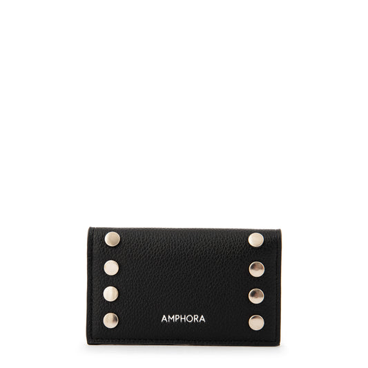 Tarjetero sebastiana pequeña negro