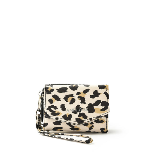 amphora eclat billetera cierre exterior chica negro