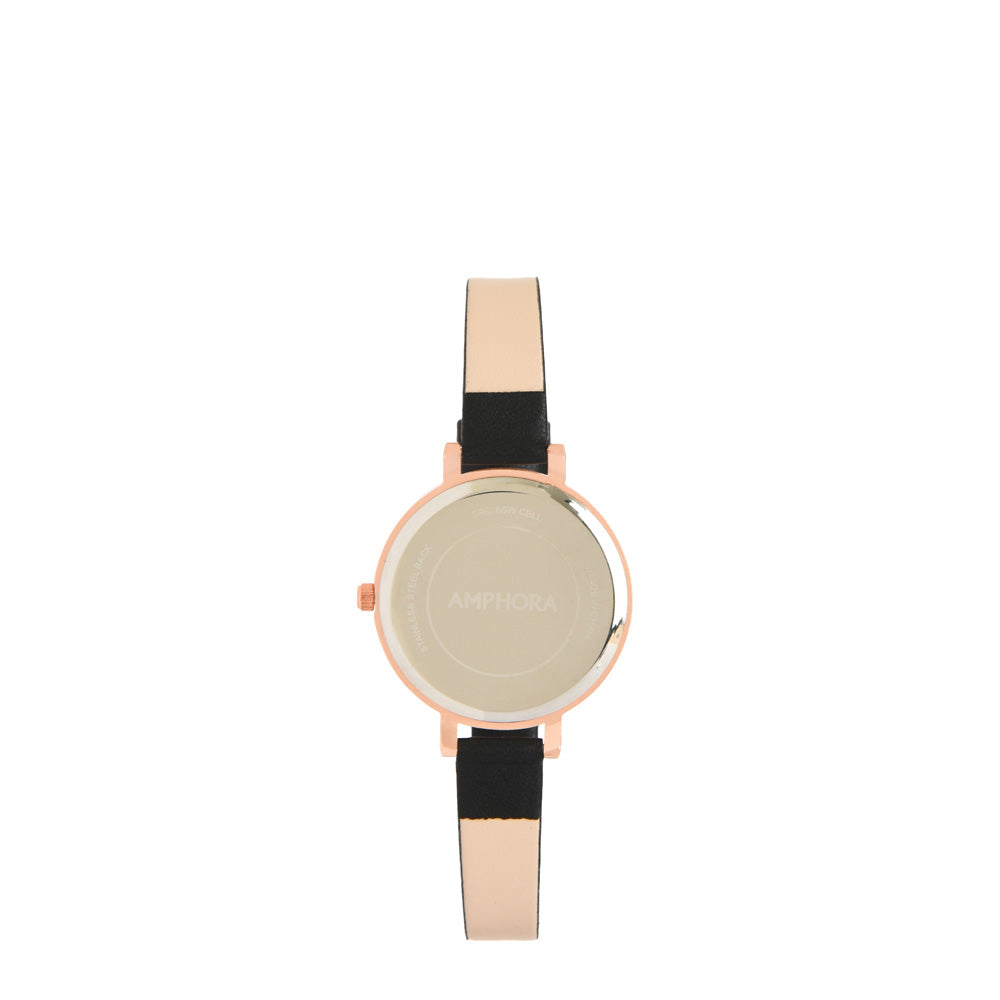 Reloj rivoli negro