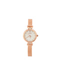 Reloj cintia rosa metalico