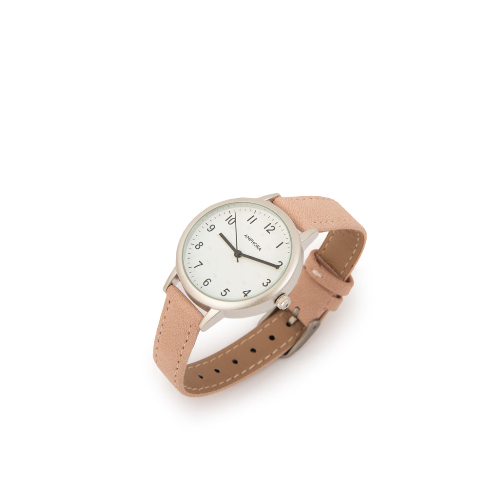 Reloj vani mediana rosado