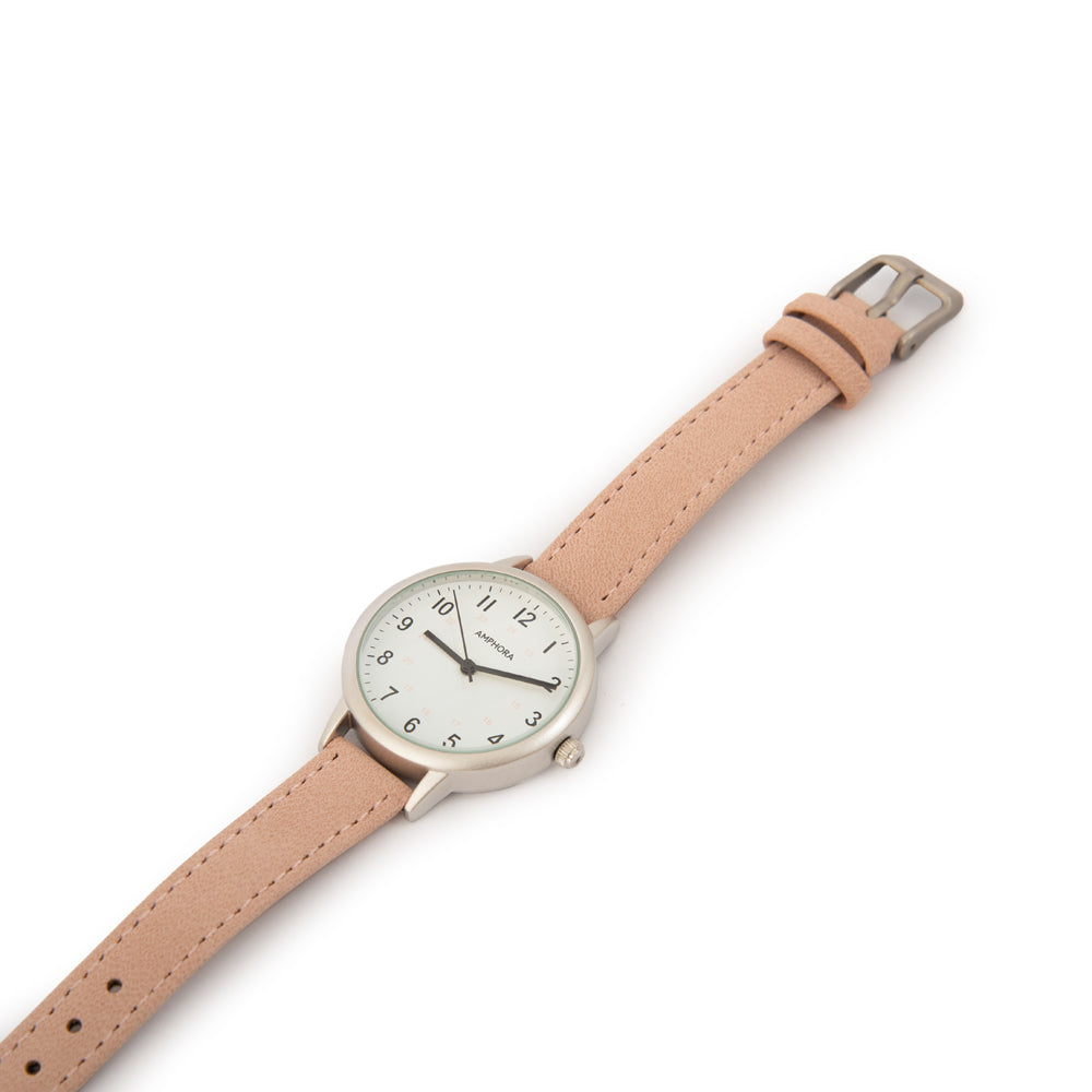 Reloj vani mediana rosado