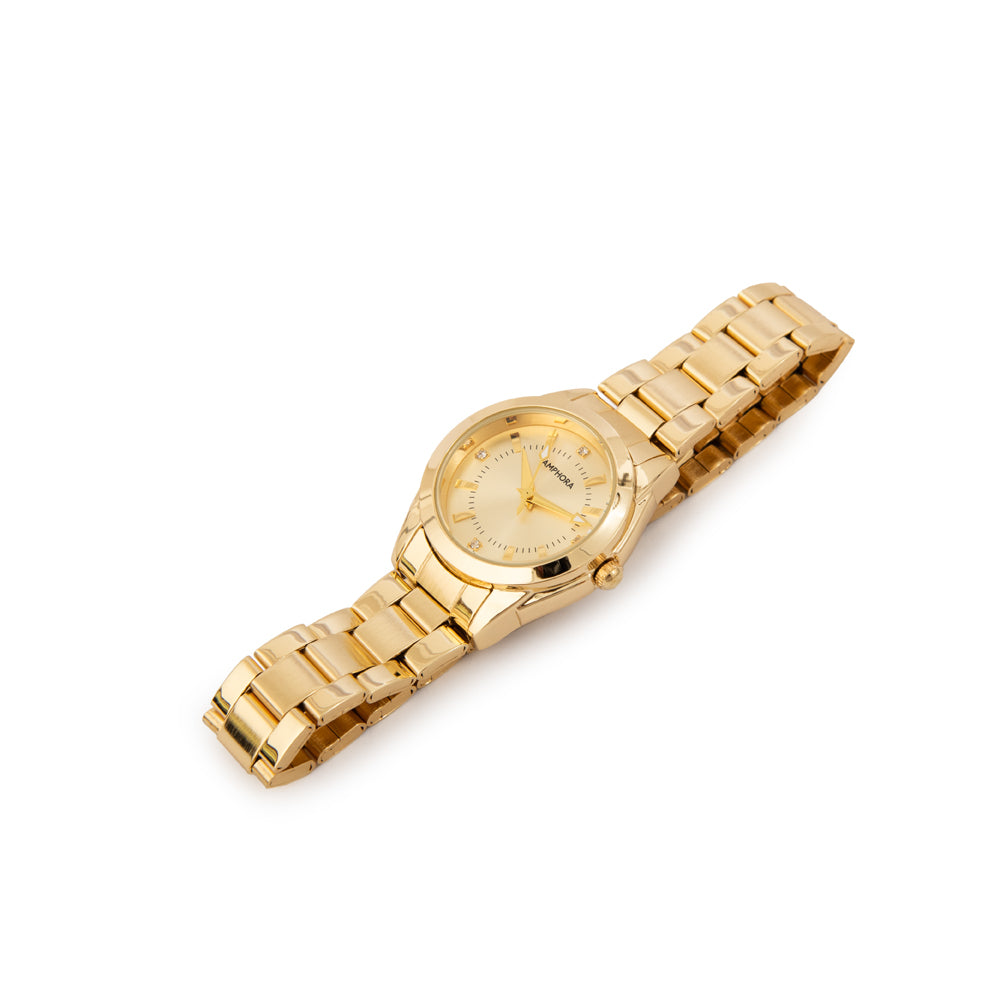 Reloj colomba dorado