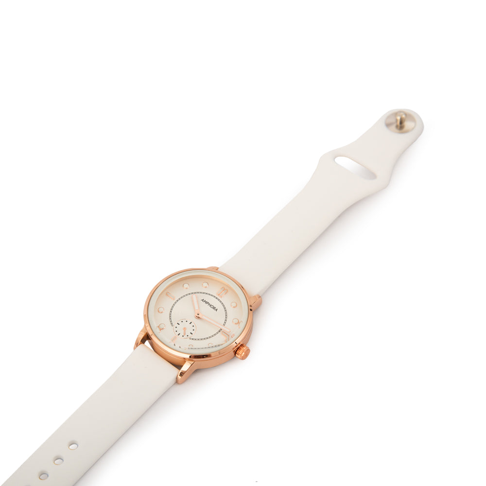 Reloj conti mediana blanco