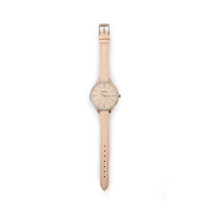 Reloj rizo mediana rosado