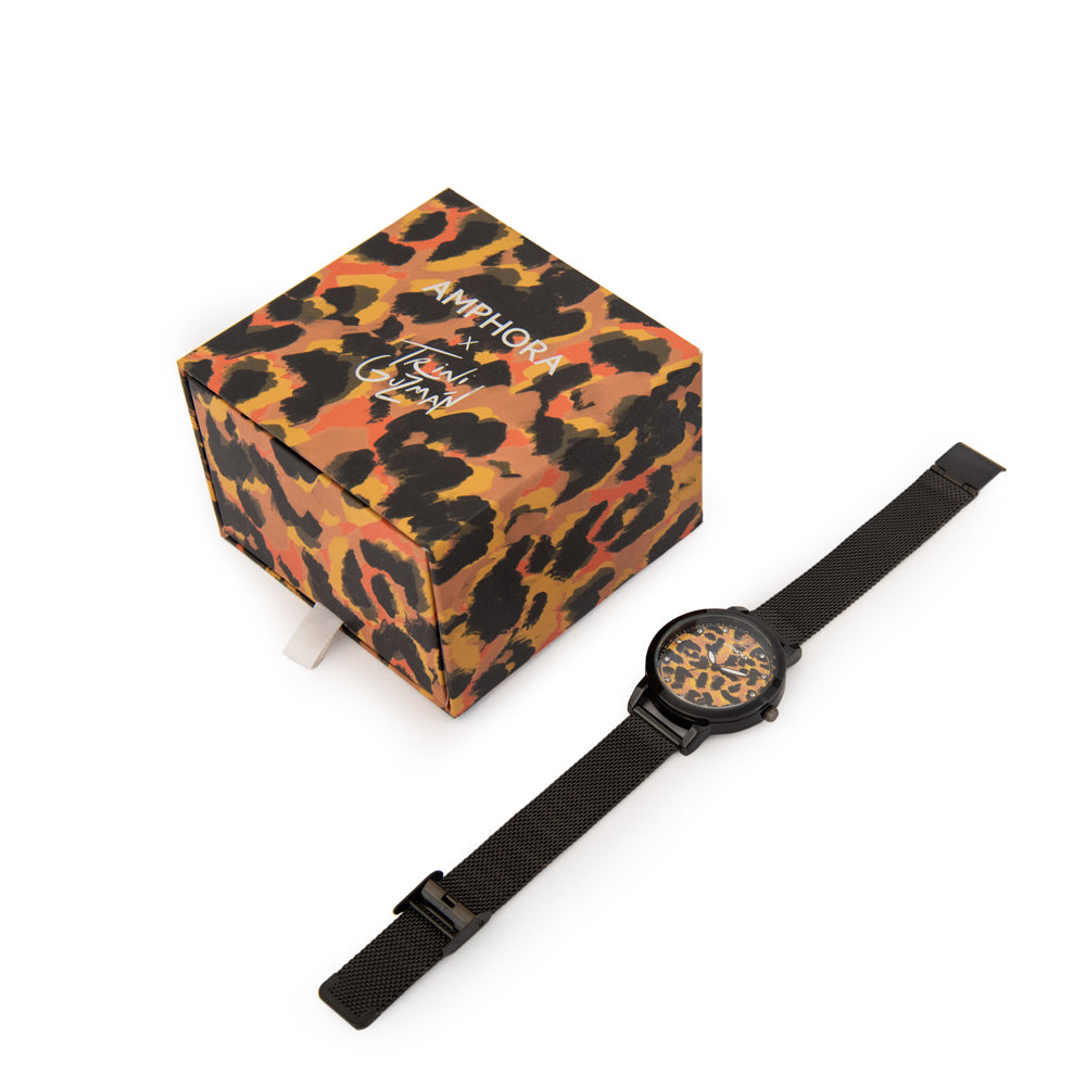 Reloj leo mediana negro
