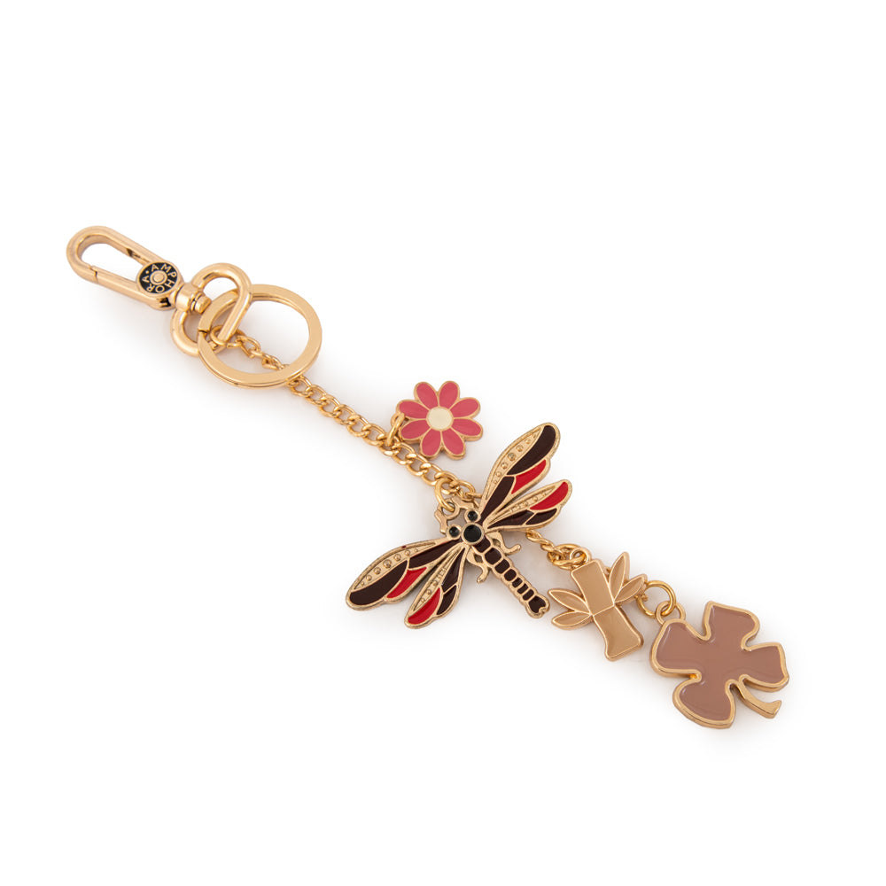 Hanging llavero kleo dorado claro