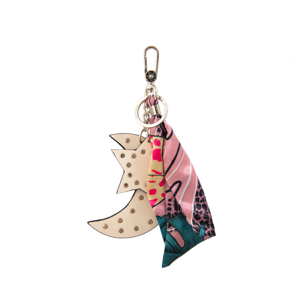Hanging llavero mila blanco crudo