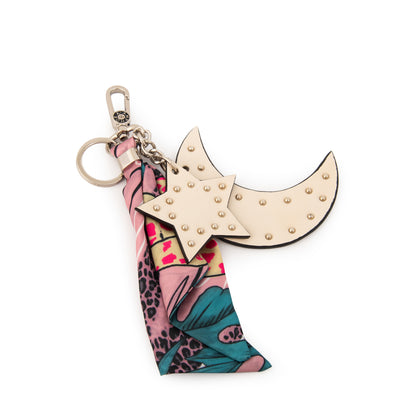 Hanging llavero mila blanco crudo