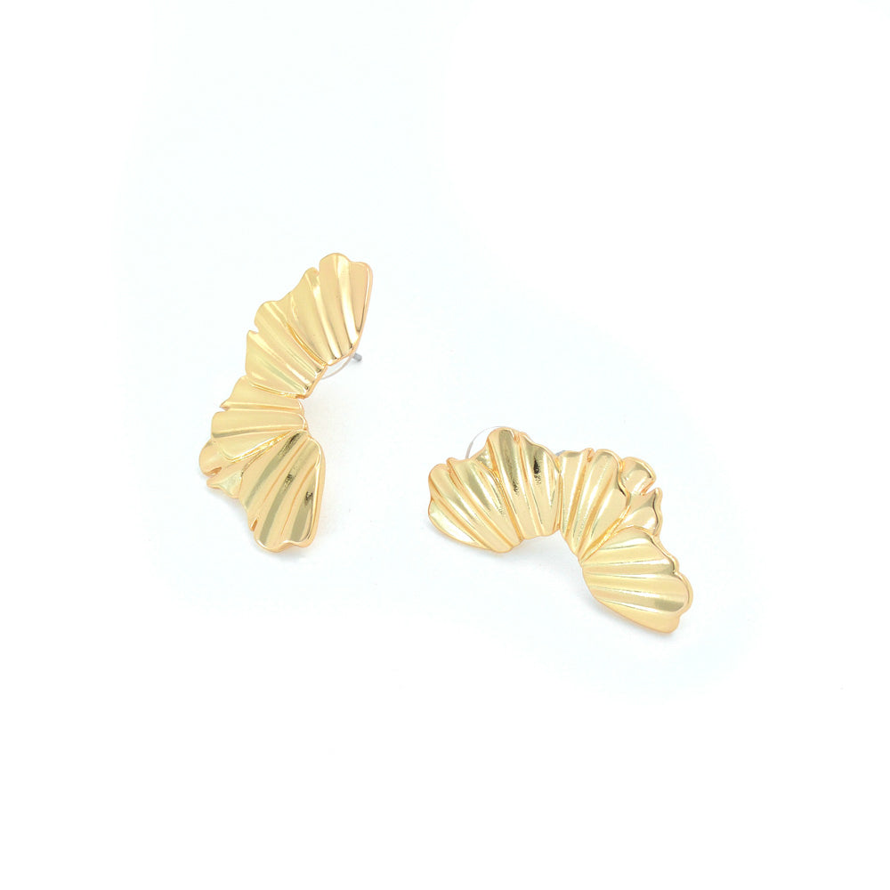 Aros danae dorado claro