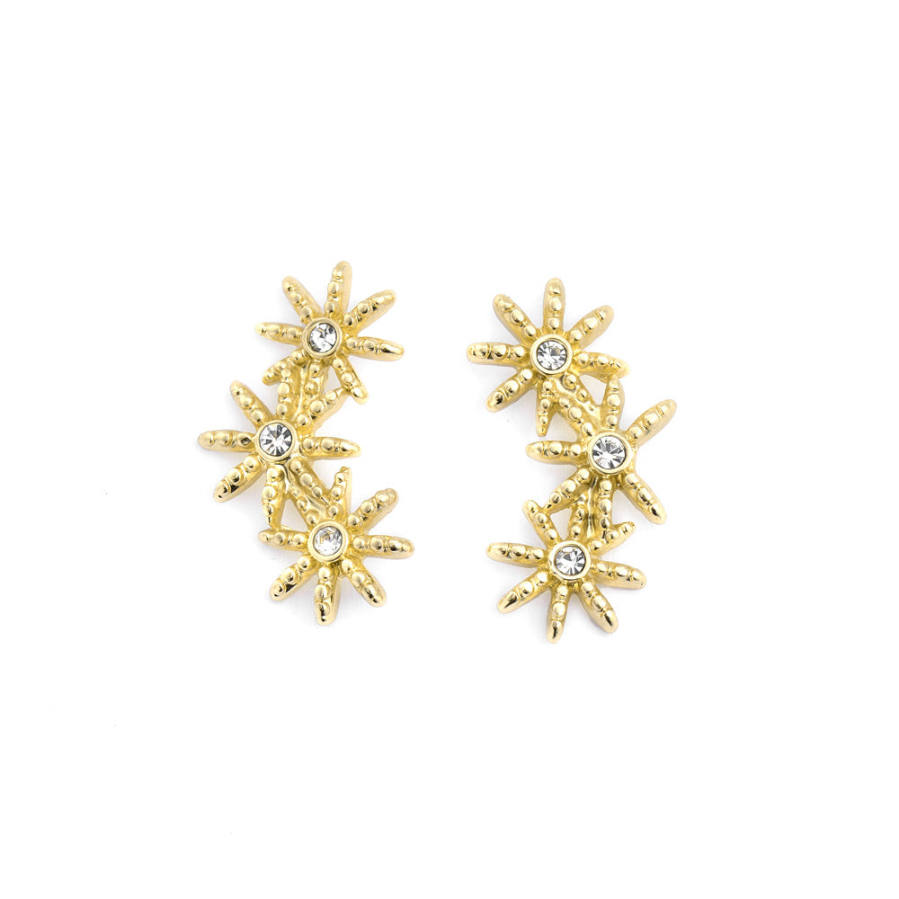 Aros orion dorado claro