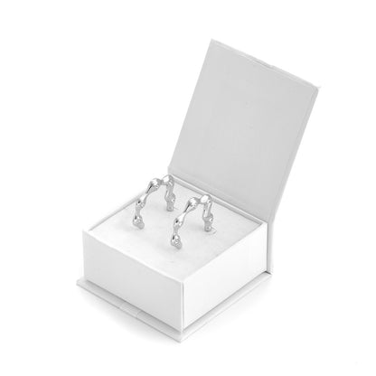 Aros argollas indira plateado