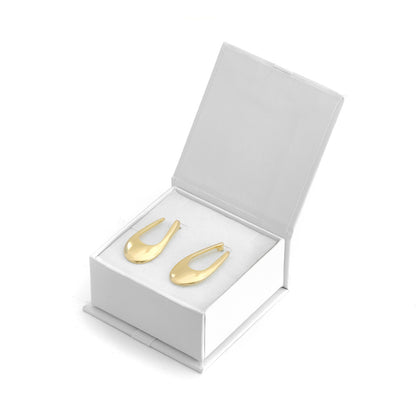 Aros argollas celina dorado claro