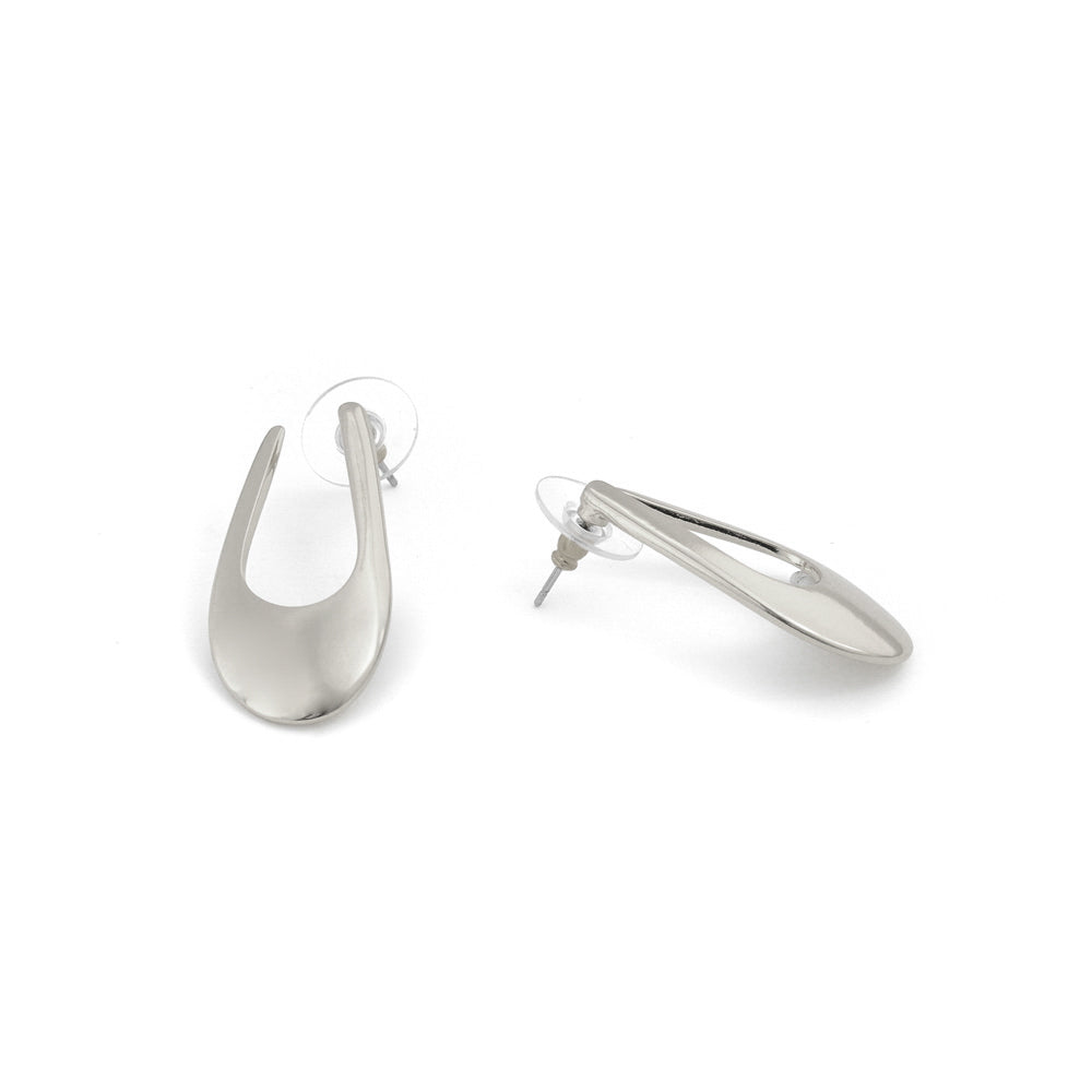 Aros argollas celina plateado