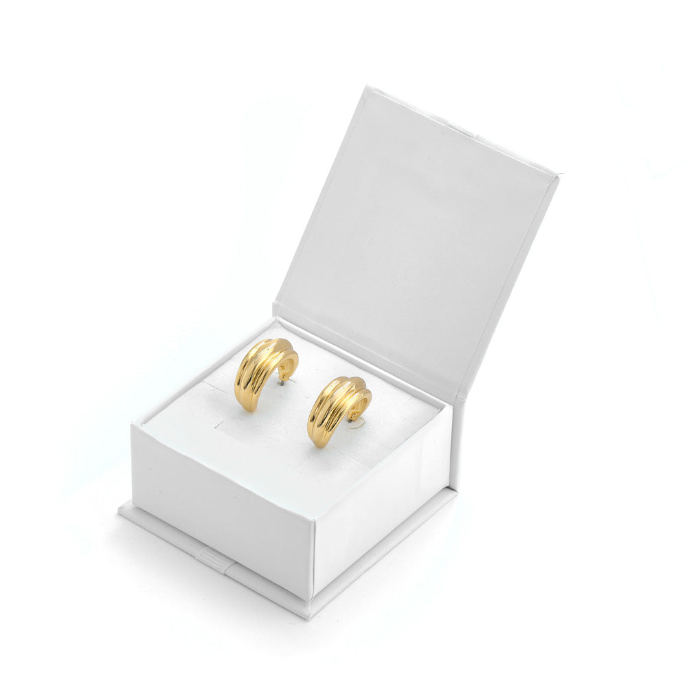 Aros argollas anita dorado claro