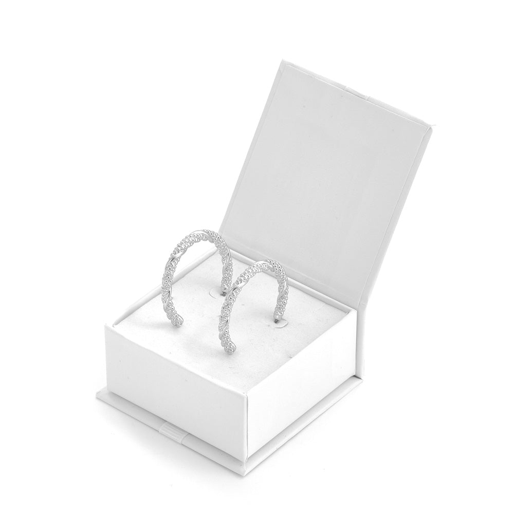 Aros argollas rany plateado