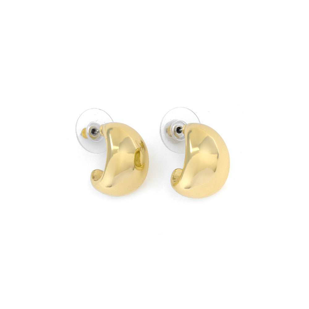 Aros argollas ruty dorado claro