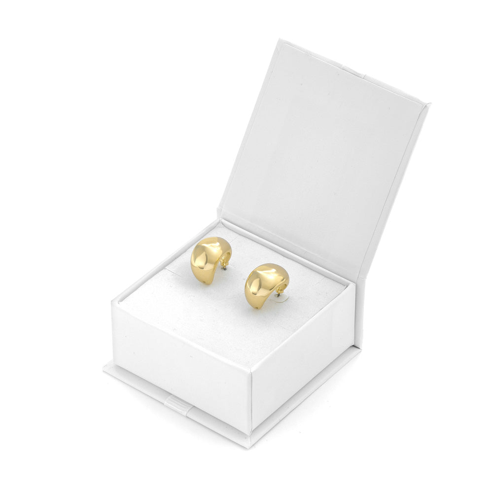 Aros argollas ruty dorado claro
