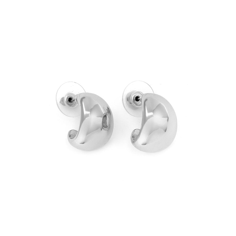 Aros argollas ruty plateado