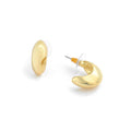 Aros argollas alicia dorado claro