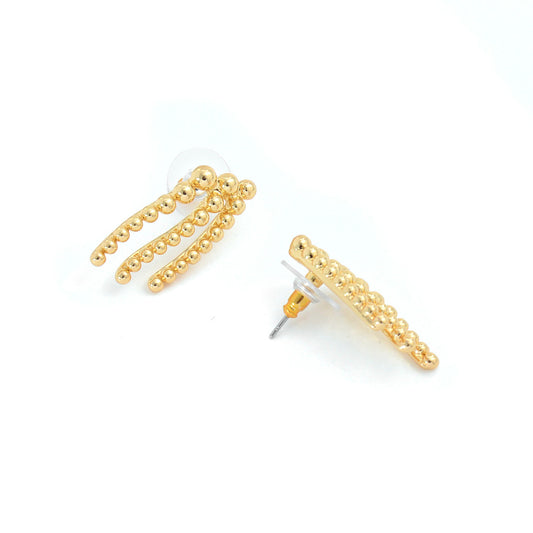 Aros con colgante esperanza dorado claro