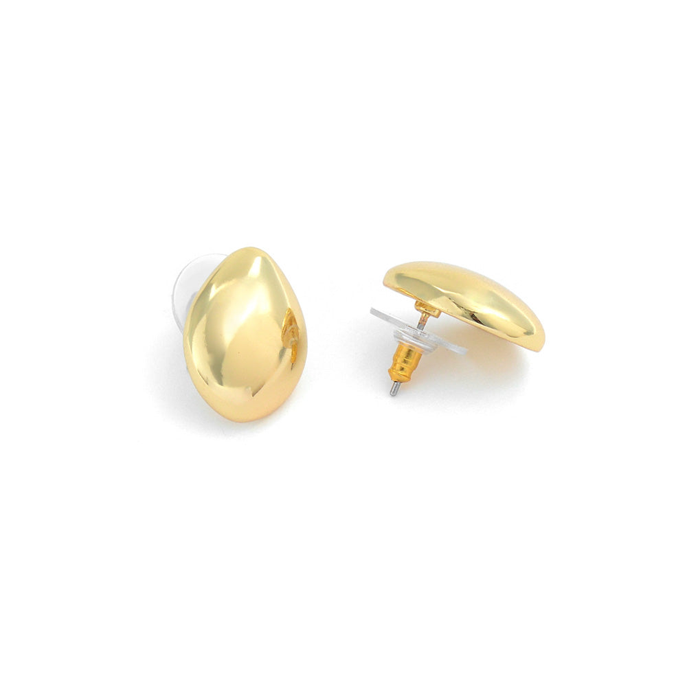 Aros amalia dorado claro
