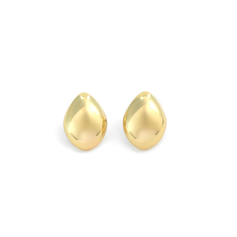 Aros amalia dorado claro