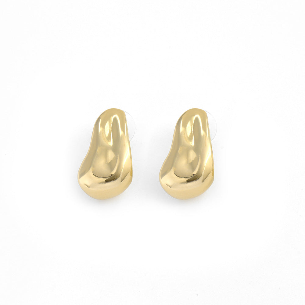 Aros argollas elba dorado claro