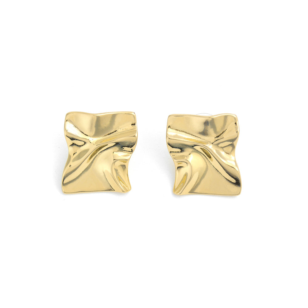 Aros elba dorado claro