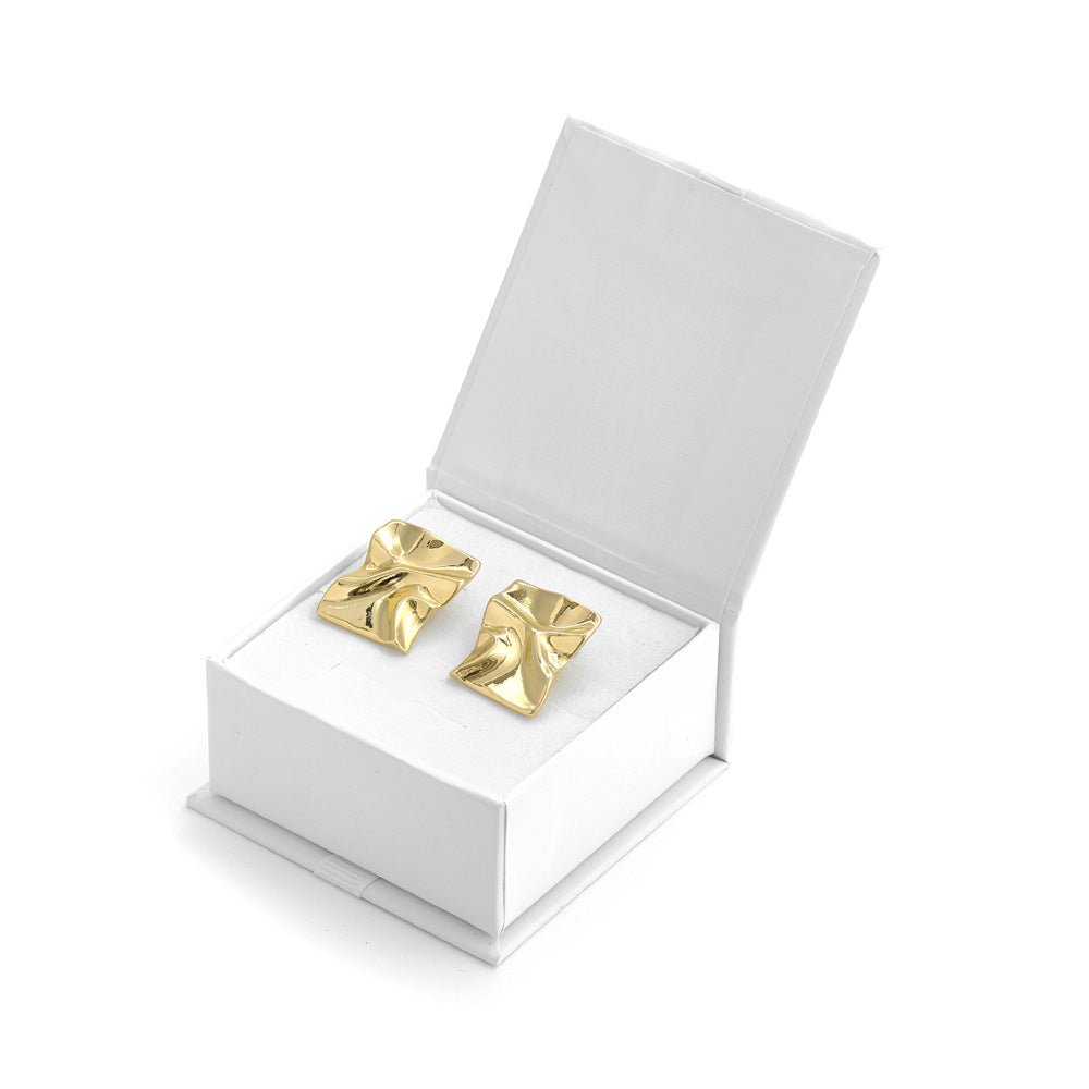 Aros elba dorado claro