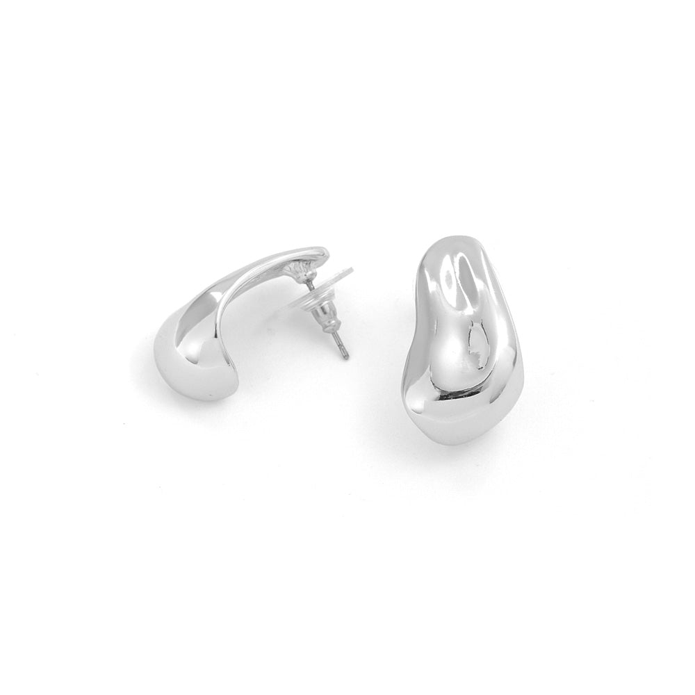 Aros argollas elba plateado