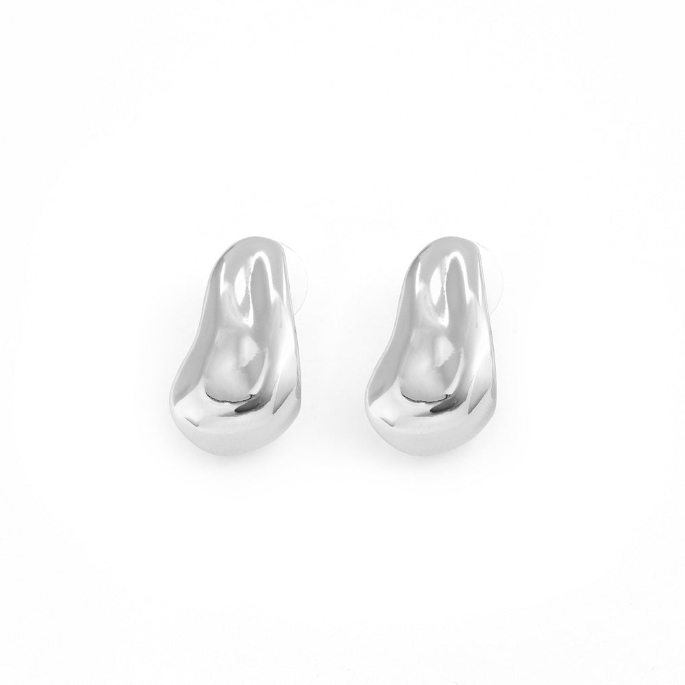 Aros argollas elba plateado
