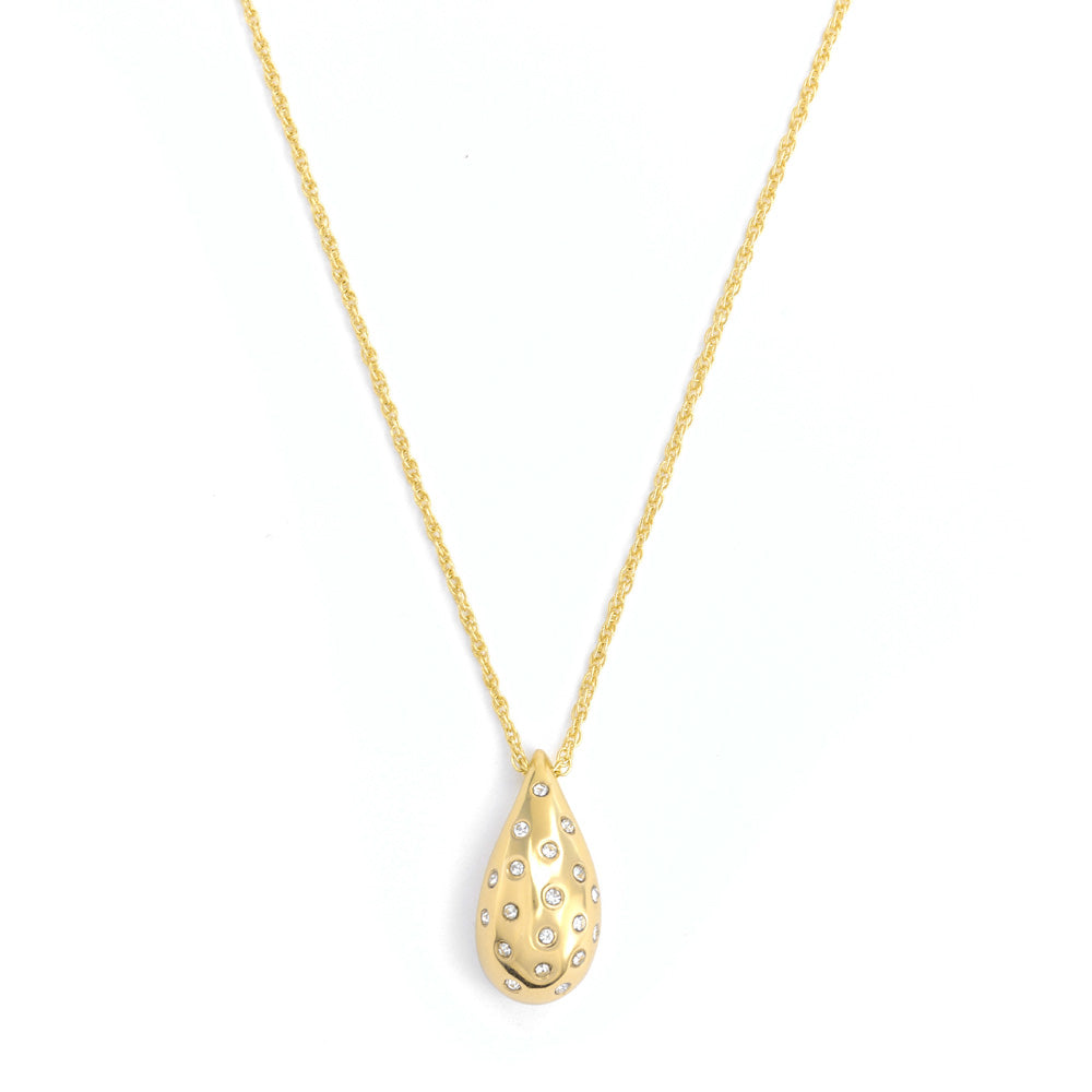 Collar con colgante anais dorado claro